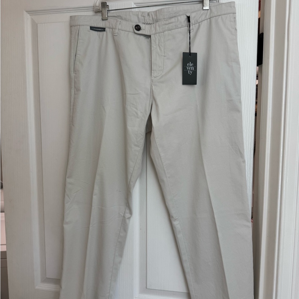 Eleventy Men's Light Tan Chinos